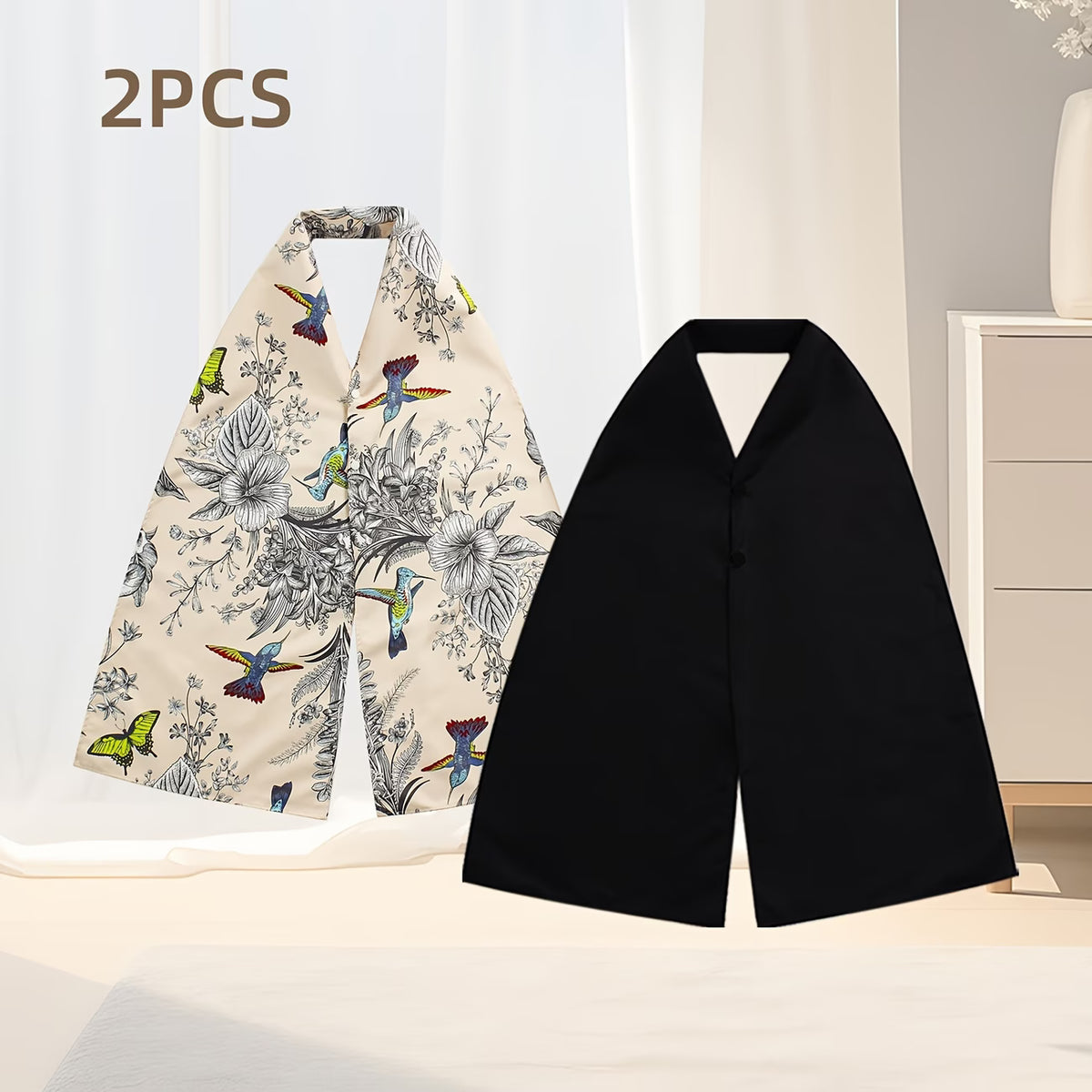 Ladies Elegant Dinner Scarfs - Hummingbird