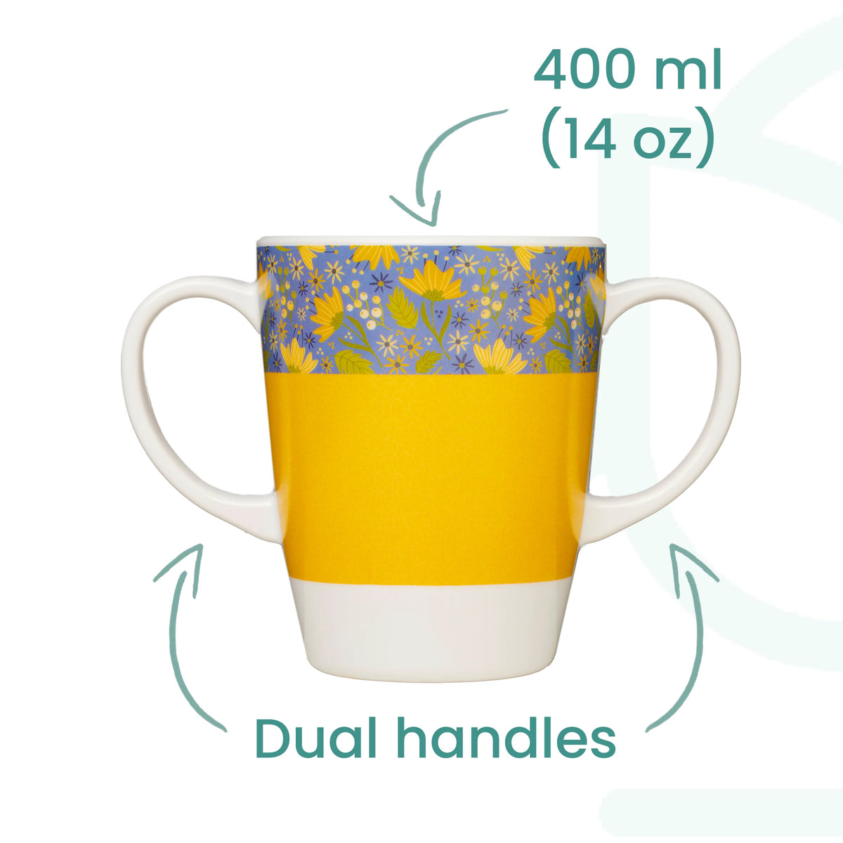 Dignity Cup - Yellow Flowers