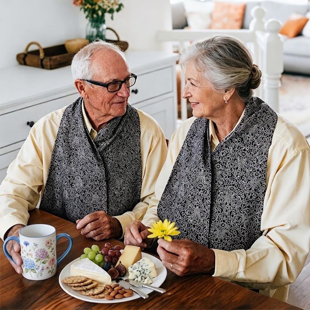 Mens  Clothing protector -  Elegant Dinner Scarf.